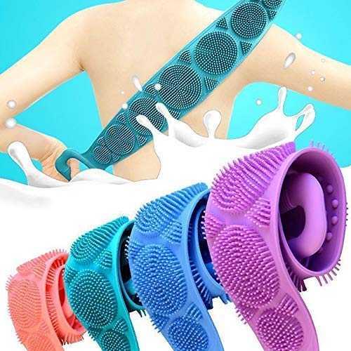 Premium 3-in-1 Silicone Bath & Skincare Set | Deep Cleansing Back Scrubber, Body Brush & Face Massager Bundle