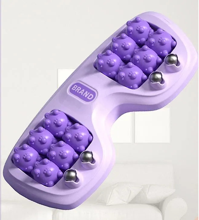 Dual Foot Massager Roller | Deep Tissue Acupressure & Reflexology Board for Pain Relief