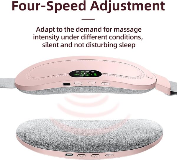 Smart Menstrual Heating Pad & Multifunctional Massager | Cordless Period Cramp Relief Belt