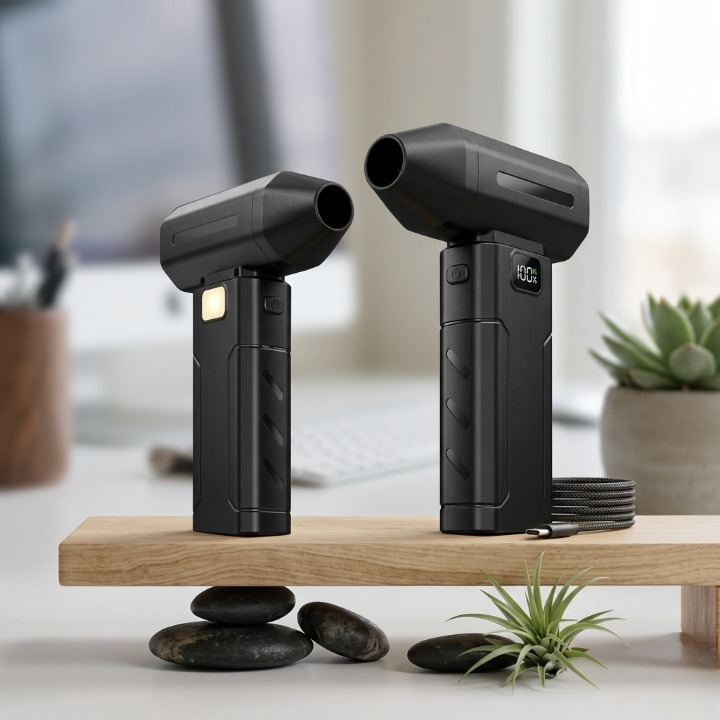 X8 Violent Fan | Ultra-Powerful Handheld Mini Turbo Jet Blower with LED Display