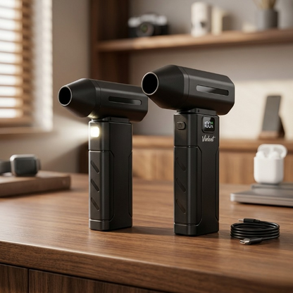 X8 Violent Fan | Ultra-Powerful Handheld Mini Turbo Jet Blower with LED Display