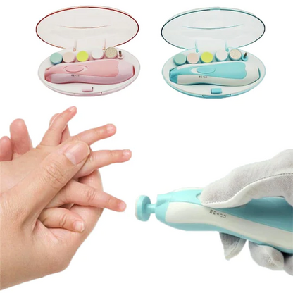 Ultra-Quiet Electric Baby Nail Trimmer & Grinder | Safe, Painless & Anti-Scratch Infant Grooming Kit