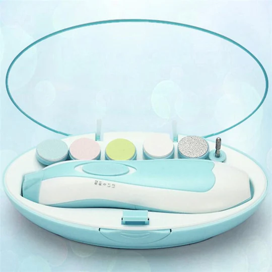Ultra-Quiet Electric Baby Nail Trimmer & Grinder | Safe, Painless & Anti-Scratch Infant Grooming Kit