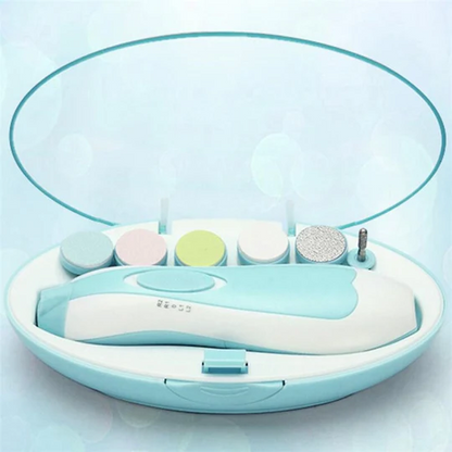 Ultra-Quiet Electric Baby Nail Trimmer & Grinder | Safe, Painless & Anti-Scratch Infant Grooming Kit