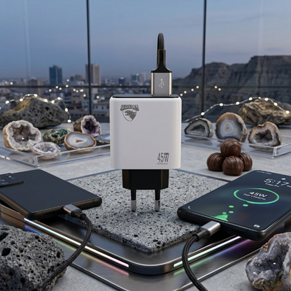 G-Golden 45W Ultra-Fast Dual Port Charger | PD, PPS & QC3.0 Power Adapter