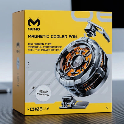 MEMO CX08 Magnetic Mobile Cooler Fan | 15W Advanced Semiconductor Phone Cooling Pad