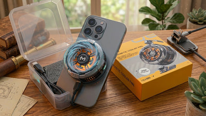 MEMO CX08 Magnetic Mobile Cooler Fan | 15W Advanced Semiconductor Phone Cooling Pad