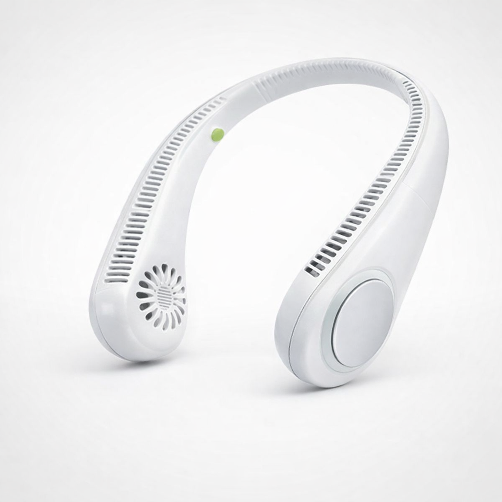 Bladeless Neck Fan by Street Vendor | Hands-Free Wearable Personal Cooler