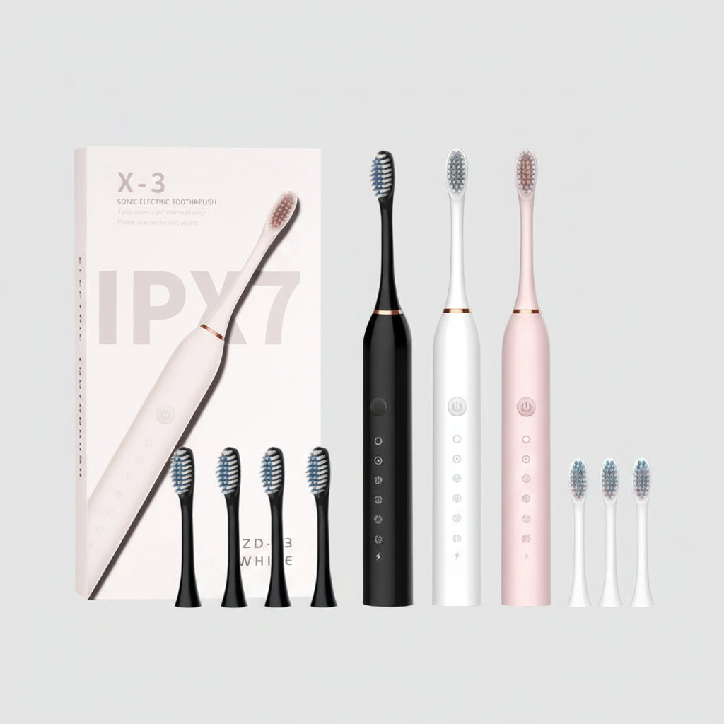 Premium 6-Mode Sonic Electric Toothbrush | 42,000 VPM Smart Ultrasonic Whitening Brush with Auto-Timer