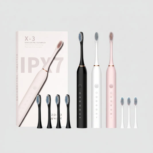 Premium 6-Mode Sonic Electric Toothbrush | 42,000 VPM Smart Ultrasonic Whitening Brush with Auto-Timer